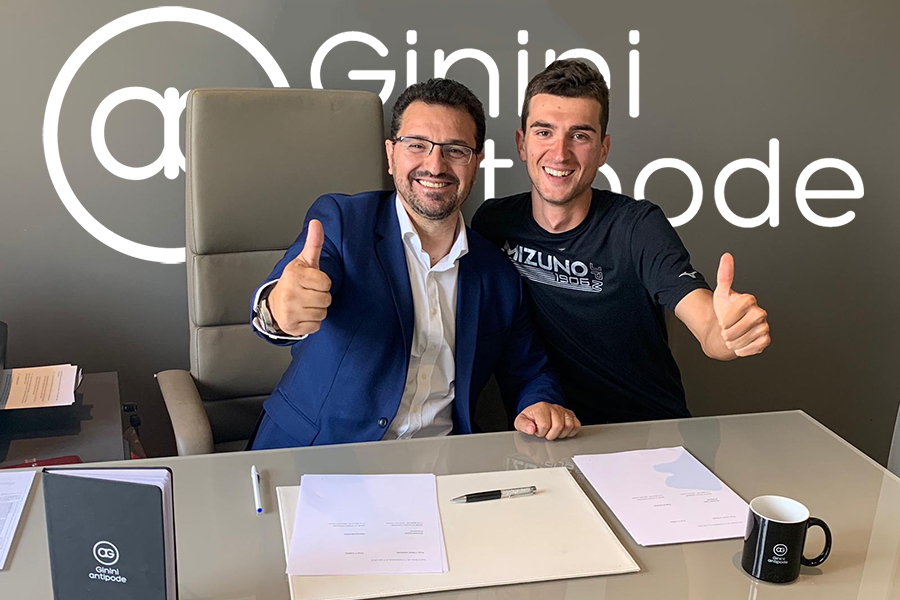 Ginini antipode accompagne Raphaël Montoya double champion du monde U20 et U23, prodige du triathlon et de la course à pied
